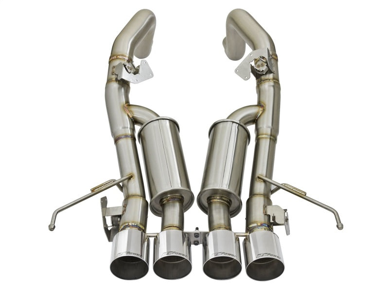 AFE 49-34056-P rce XP 3in-2 1/2in Axle Back 304SS Exhaust w/ Polished Tips 14-1