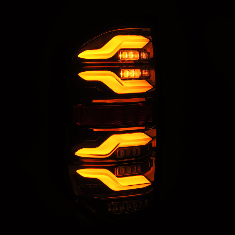 AlphaRex 672040 fits Toyota 14-21 Tundra LUXX LED Taillights Blk w/Activ Light/