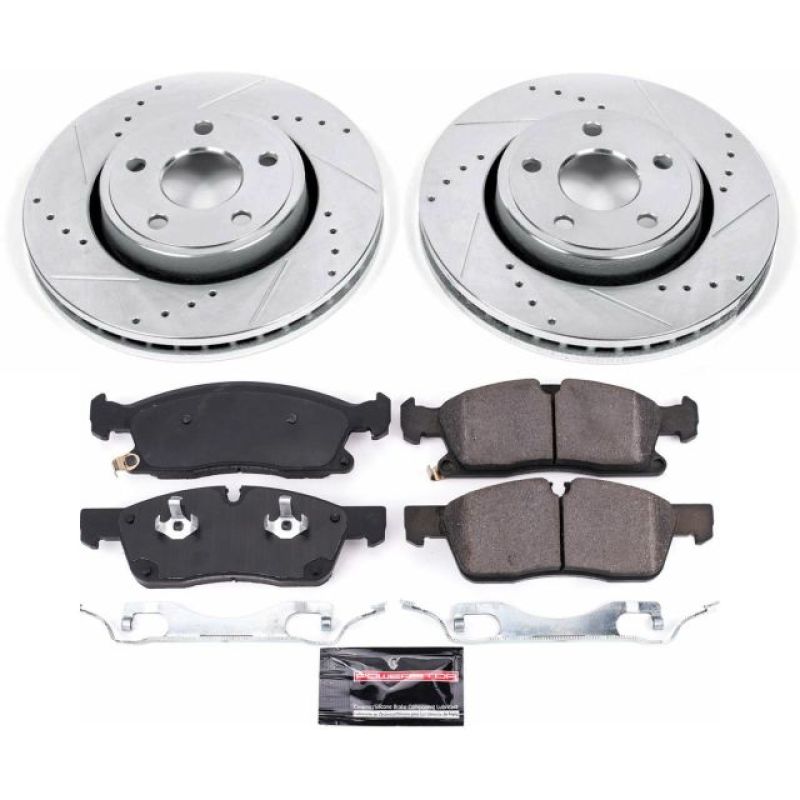 PowerStop fits Jeep 17-19 Grand Cherokee Front Z23 Evolution Sport Brake Kit
