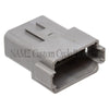 NAMZ DR-12G Deutsch DT Series 12-Wire Receptacle & Wedgelock - Gray (HD 721GY)