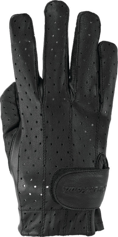 Kuryakyn 094504 Kuryakyn Leather By River Road fits Tucson Leather Perforated Gloves Black Womens - XL