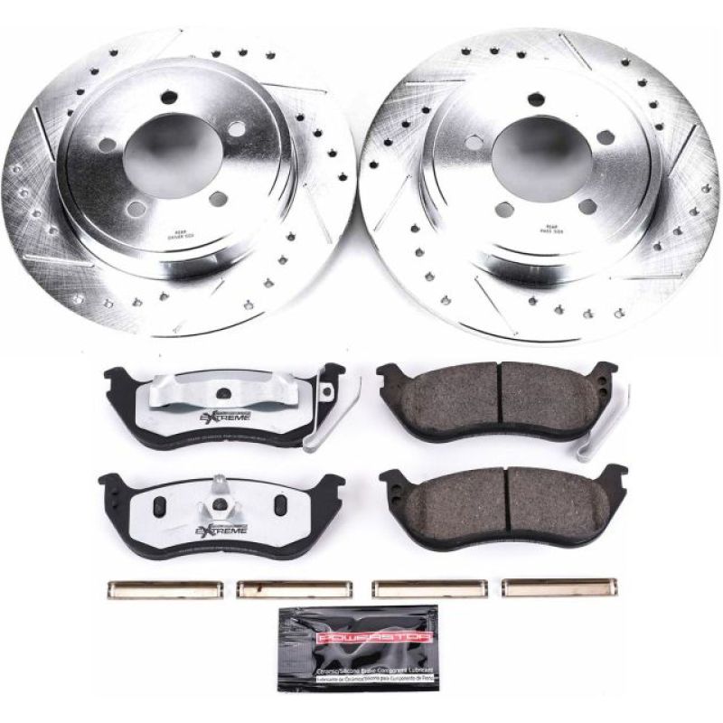 PowerStop K1929-36 06-10 fits Ford Explorer Rear Z36 Truck & Tow Brake Kit