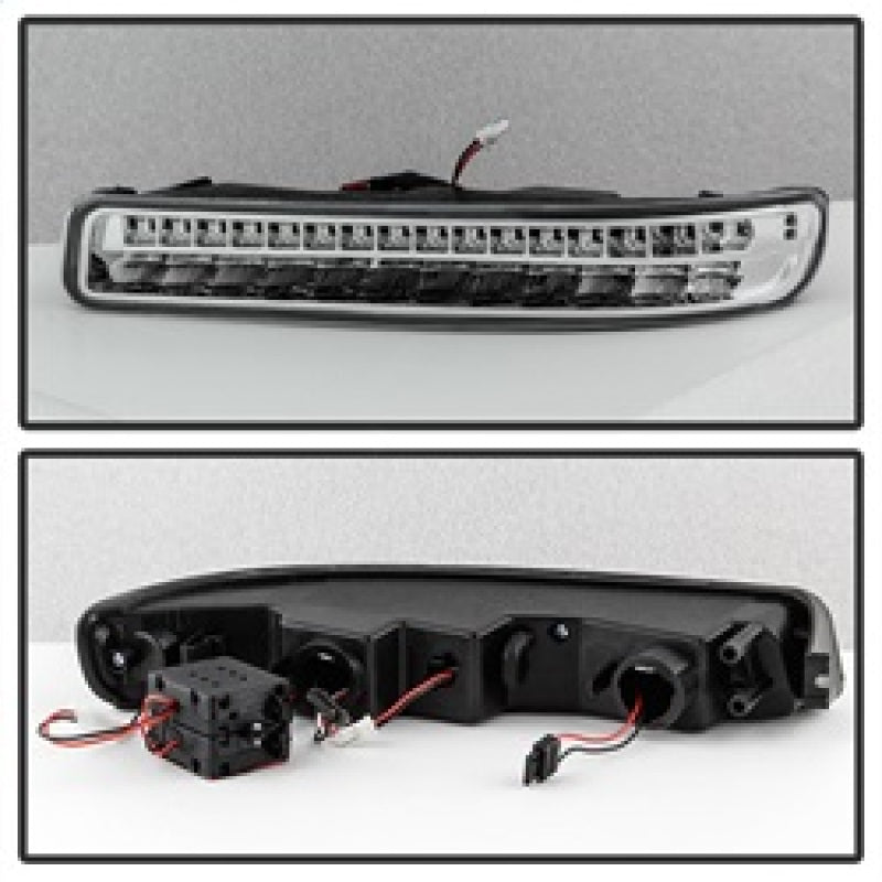 xTune 9029318 99-06 fits GMC Sierra (Excl Denali) Full LED Bumper Lights - Chro