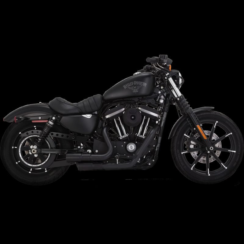 Vance and Hines 46374 Vance & Hines HD Sportster 04-22 fits Mini Grenades Bla
