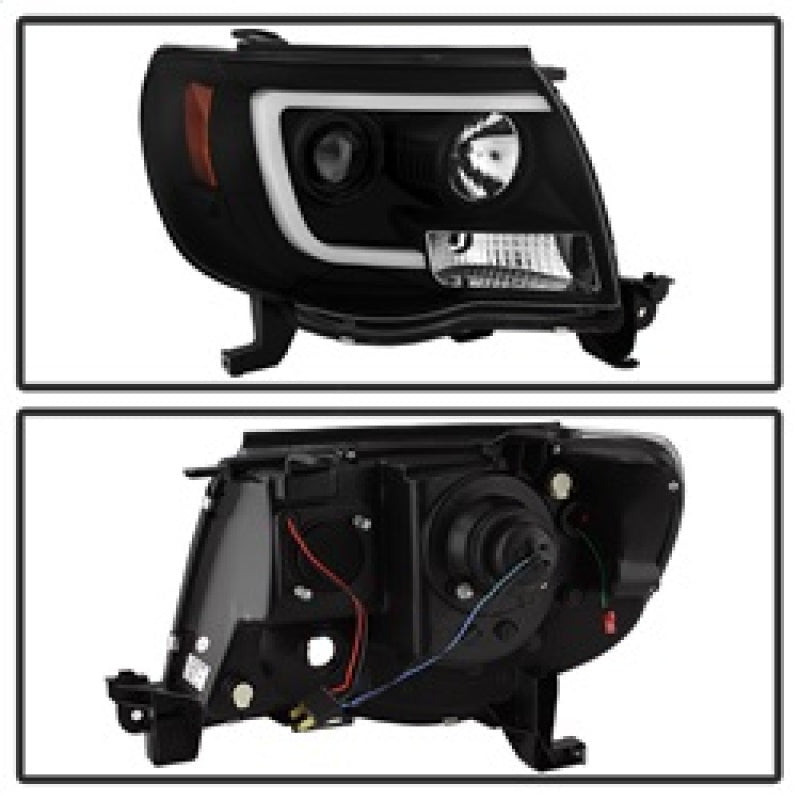 Spyder 5084514 fits Toyota 05-11 Tacoma Projector Headlights - Light Bar DRL -