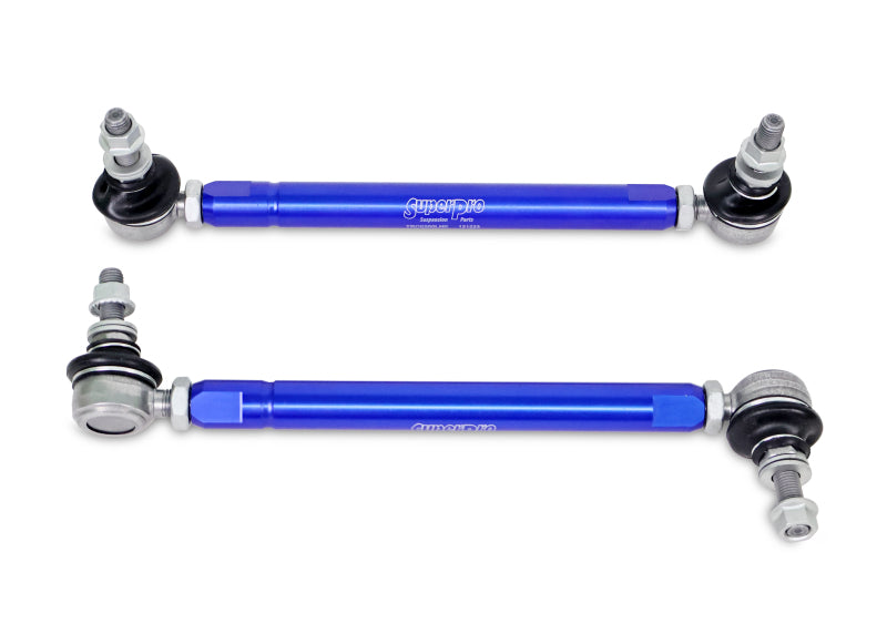 SuperPro TRC10200 2004 fits Mazda 3 i Front HD Adjustable End Link Set (10mm Stu