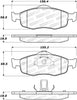 Stoptech 308.0648 Street Brake Pads