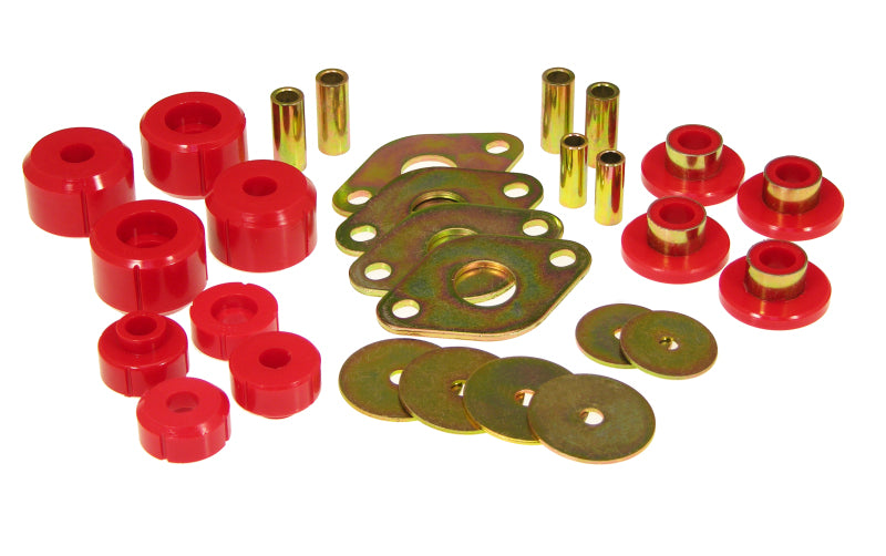 Prothane 18-103 95-00 fits Toyota P/U 2/4wd Body Mount Kit - Red