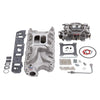 Edelbrock 2032 Manifold And Carb Kit Performer RPM Small Block fits Ford 289-302 Natural Finish