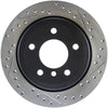 Stoptech 127.34091L 9/07-09 BMW 328 / 06 BMW 325 E90 AWD Slotted & Drilled Left Rear Rotor