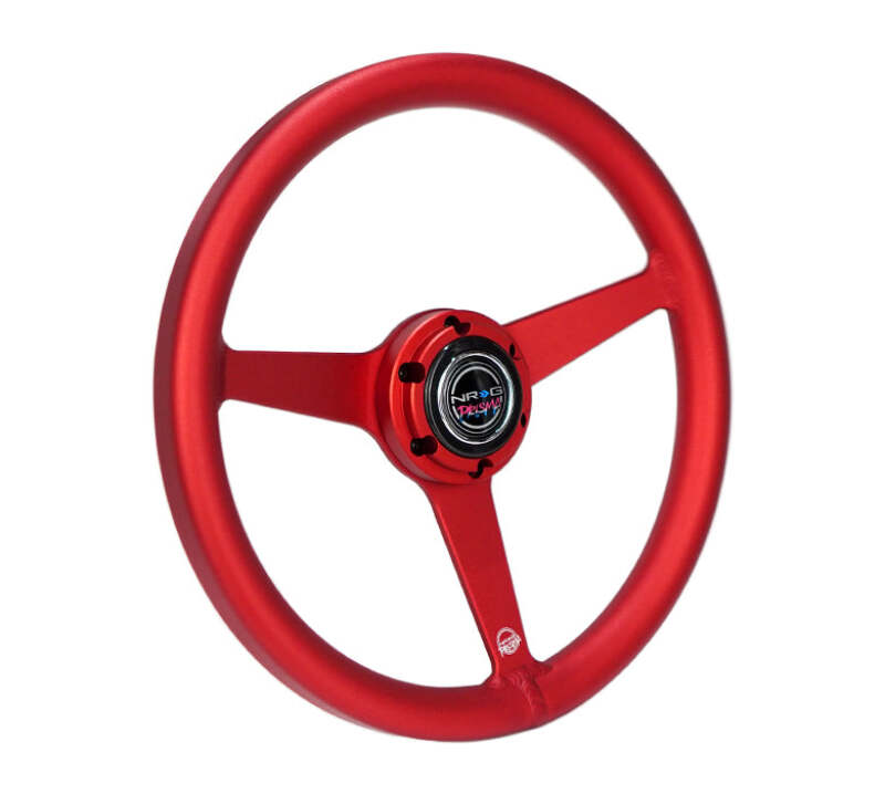 NRG RST-071-RD RST-071-RD Aluminum Steering Wheel 330mm - Heritage Solid Spoke