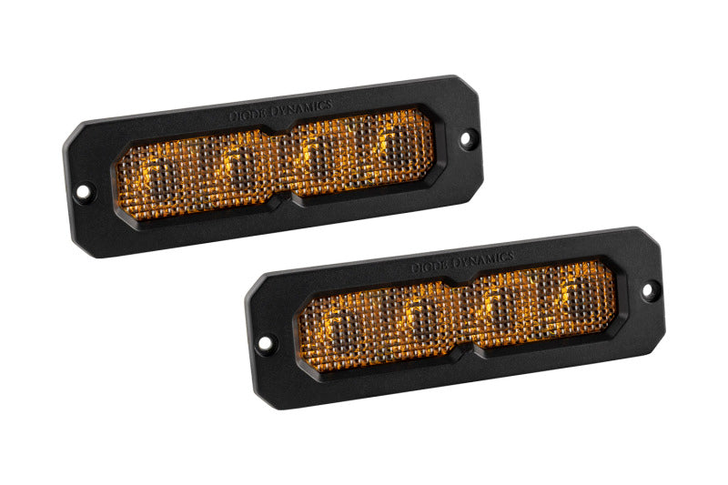 Diode Dynamics DD8169P SS6 Sport Yellow Flood Flush ABL (pair) 3000K