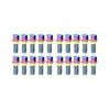 Wheel Mate 40591N Mevius Lug Bolt Set of 20 - Neon Chrome 14x1.25 27mm Cone 60 D
