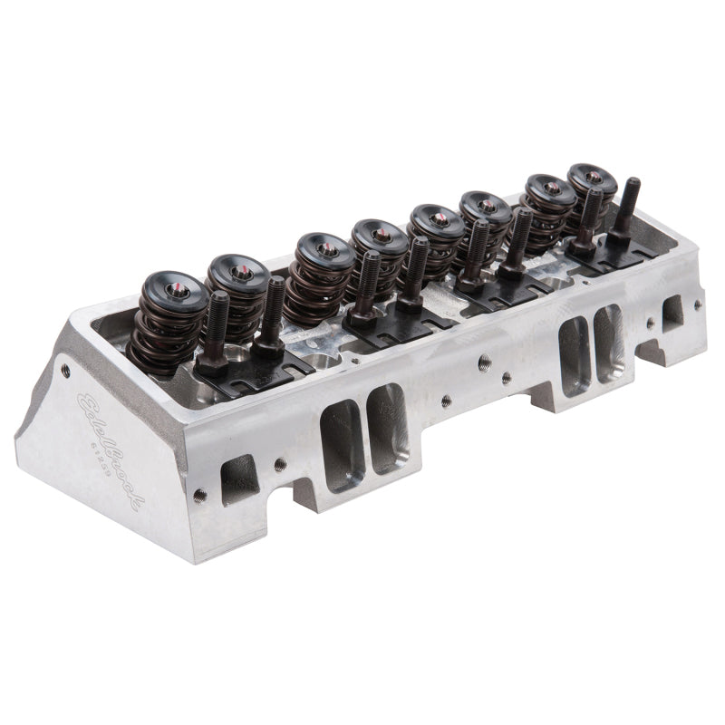 Edelbrock 61259 Cylinder Head Victor Jr fits SBC 23 Deg 220cc Complete for Solid Roller Cam