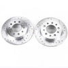 PowerStop fits Hyundai 03-08 Tiburon Rear Evolution Drilled & Slotted Rotors -
