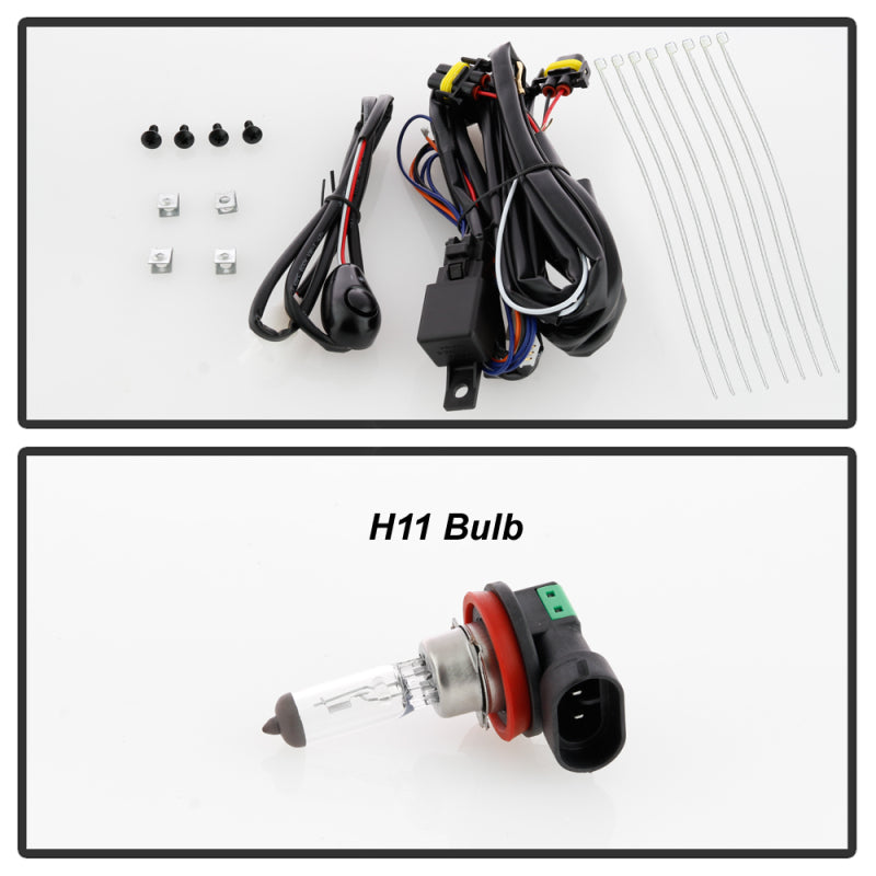 Spyder 5087164 fits VW Jetta OEM Style Fog Lights w/Universal Switch - Clear (F