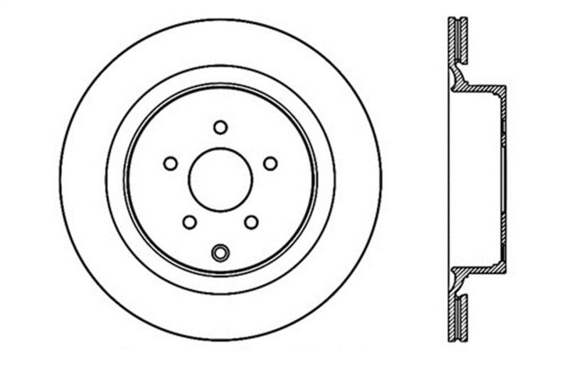 Stoptech 128.42105L Drilled Sport Brake Rotor