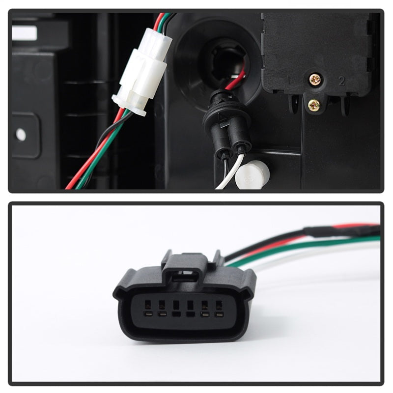 Spyder 5085078 fits Chevy 15-17 Tahoe / Suburban LED Tail Lights - Black Smoke