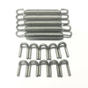 Ticon 108-00215-1101 Industries Black Silicone Titanium Spring Tab and Spring Kit (10 Tabs/5 Springs) - 5 Pack