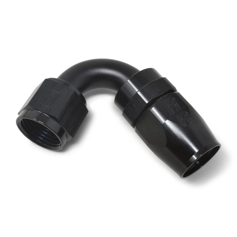 Russell 613435 Performance -12 AN Black 120 Degree Full Flow Swivel Hose End
