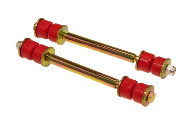 Prothane 19-417 Universal End Link Set - 6 1/8in Mounting Length - Red