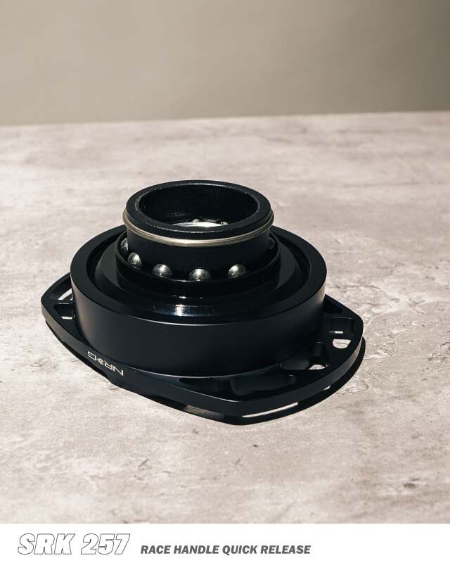 NRG SRK-257-1BK Quick Release Gen 2.0 - Black SFI Body / Black Cutout Ring