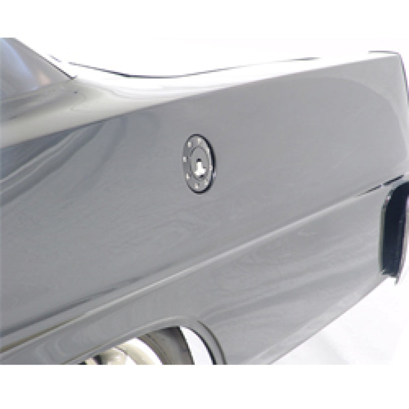 Ridetech 81000039 fits Chevy 66-67 Nova Locking Gas Cap (Clear Anodized)