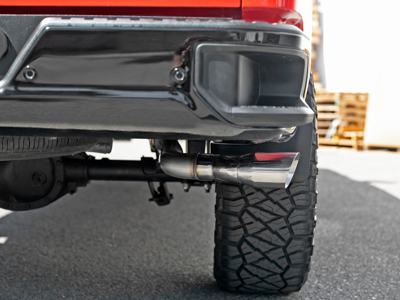 AFE 49-34106-P Series 3in 304SS Exhaust Cat-Back w/Pol Tip 2019 fits GM Silver