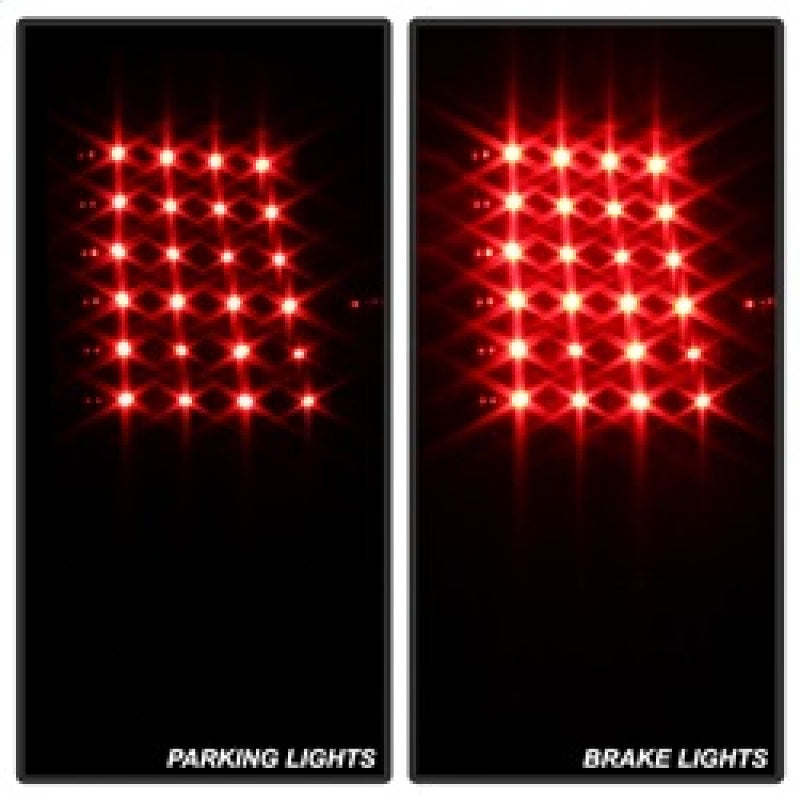 5013200 Xtune fits Toyota 07-13 Tundra LED Tail Lights Black ALT-ON-TTU07-LED-