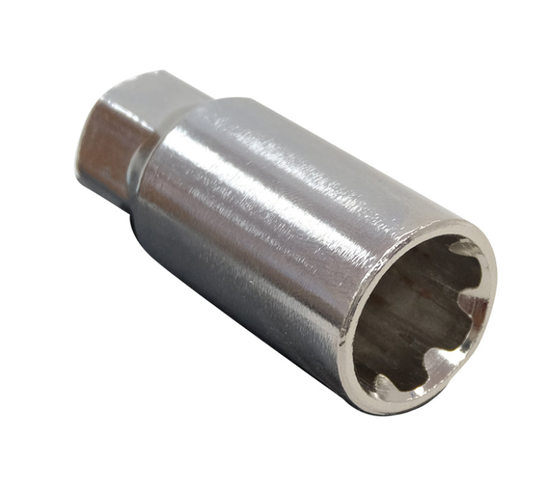 NRG LN-KLS500 LN-KLS500 Lug Nut Lock Key Socket Silver - For Use w/ LN-LS500