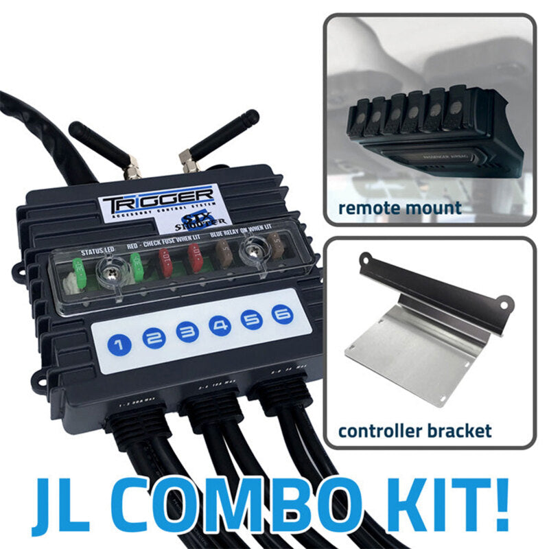 ORACLE Lighting 3001JL Oracle Trigger 6 Shooter fits Jeep Jl-Jt Combo Kit