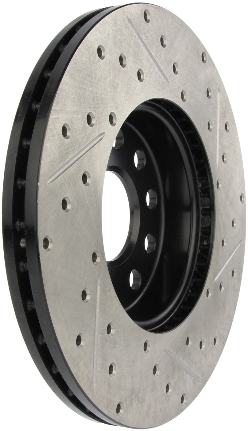 Stoptech 127.33110R Slotted & Drilled Sport Brake Rotor