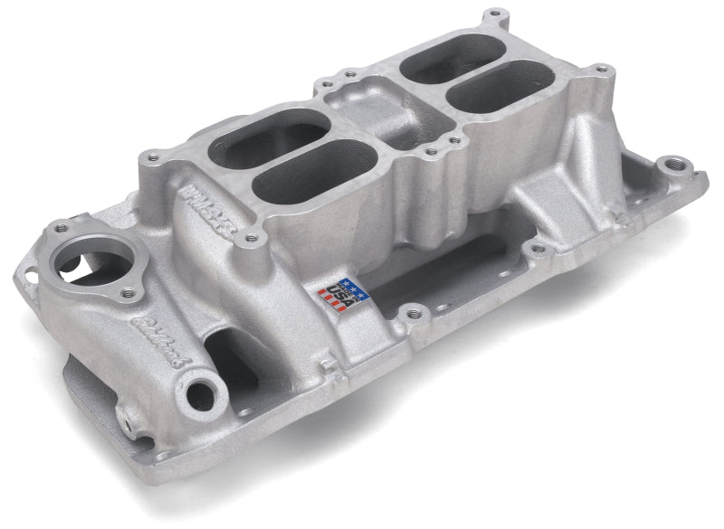 Edelbrock 7525 Performer RPM Dual-Quad Air-Gap for Small-Block fits Chevy