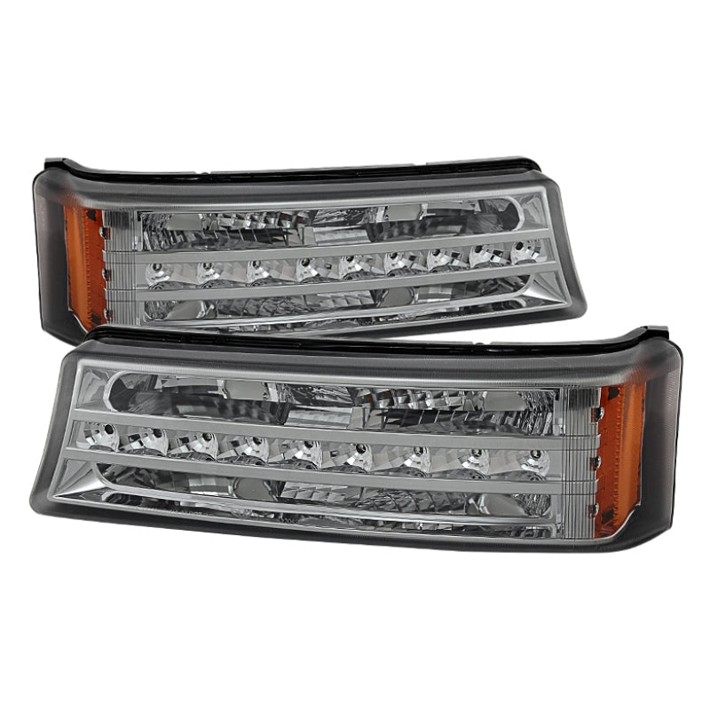 9027505 Xtune fits Chevy 03-06 Silverado / Avalanche 02-06 LED Bumper Lights S