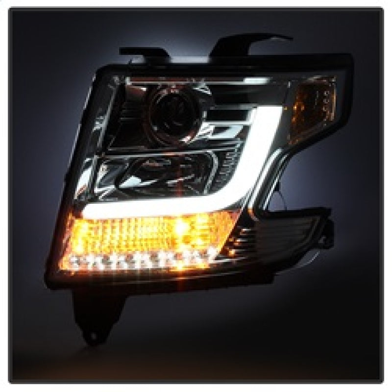 Spyder 5082534 fits Chevy Tahoe / Suburban 2015 -2016 Projector Headlights - DR