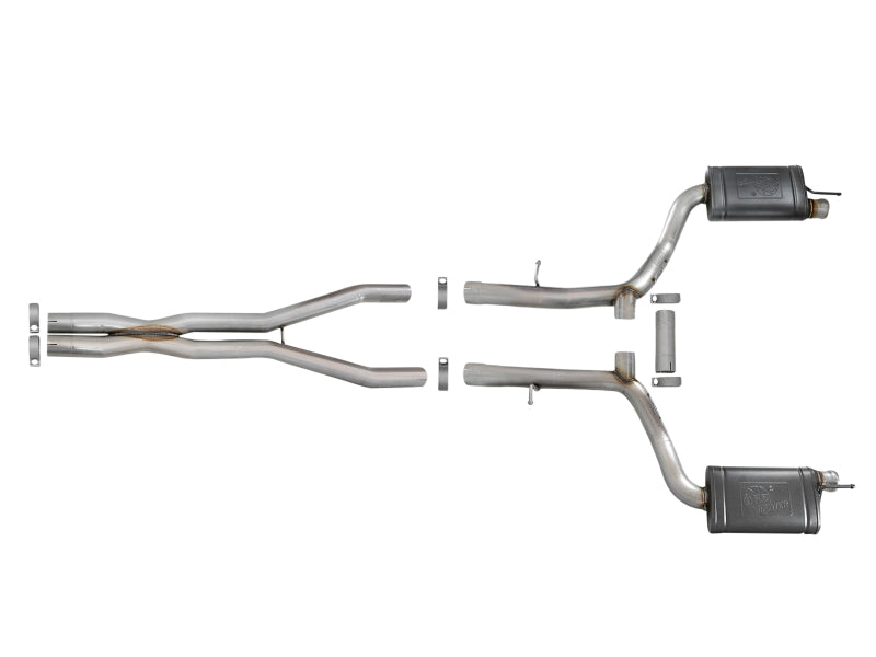 AFE 49-32060 orce-Xp 304 SS Cat-Back Exhaust 15-16 fits Dodge Challenger V8-5.7
