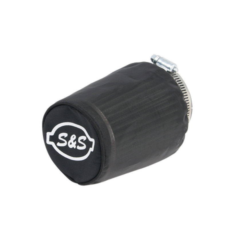 S&S 106-0247 Cycle Air Filter Cover For Tapered S&S Tuned Induction Filters - Bl