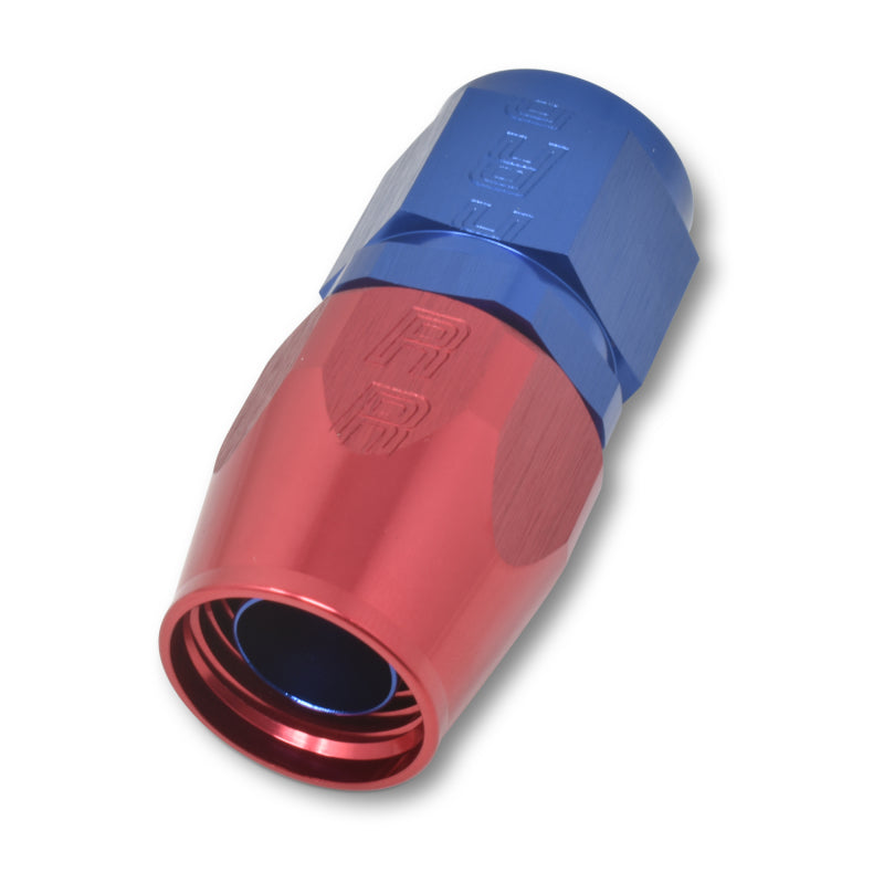 Russell 610050 Performance -12 AN Red/Blue Straight Full Flow Hose End