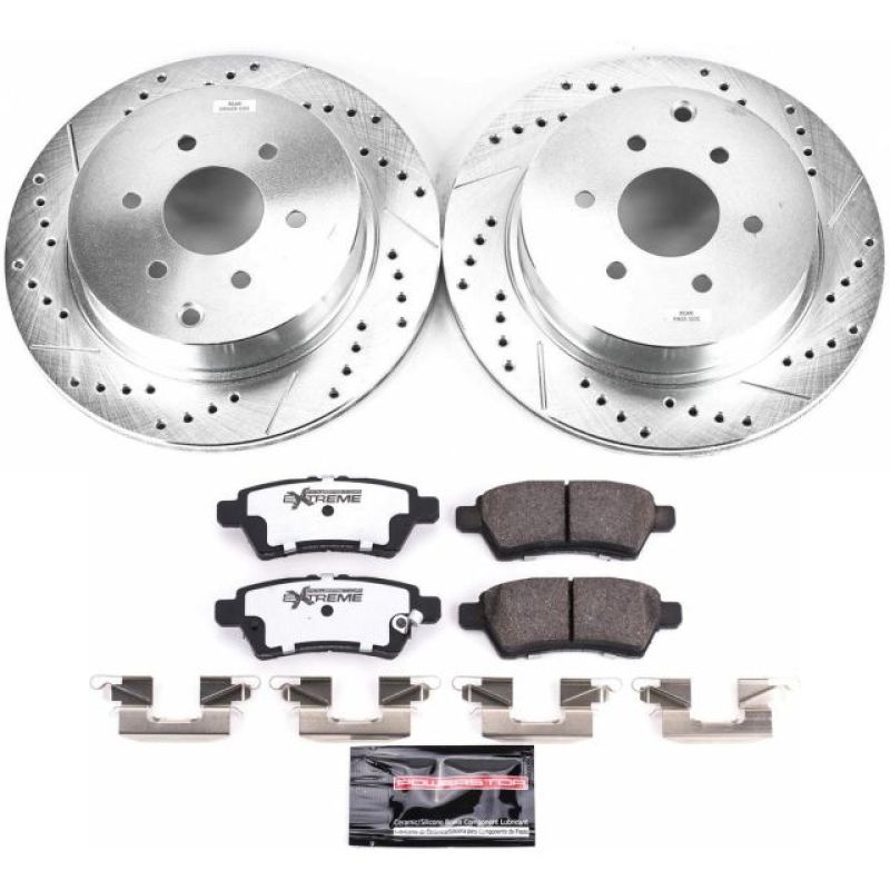 PowerStop K147-36 05-12 fits Nissan Pathfinder Rear Z36 Truck & Tow Brake Kit