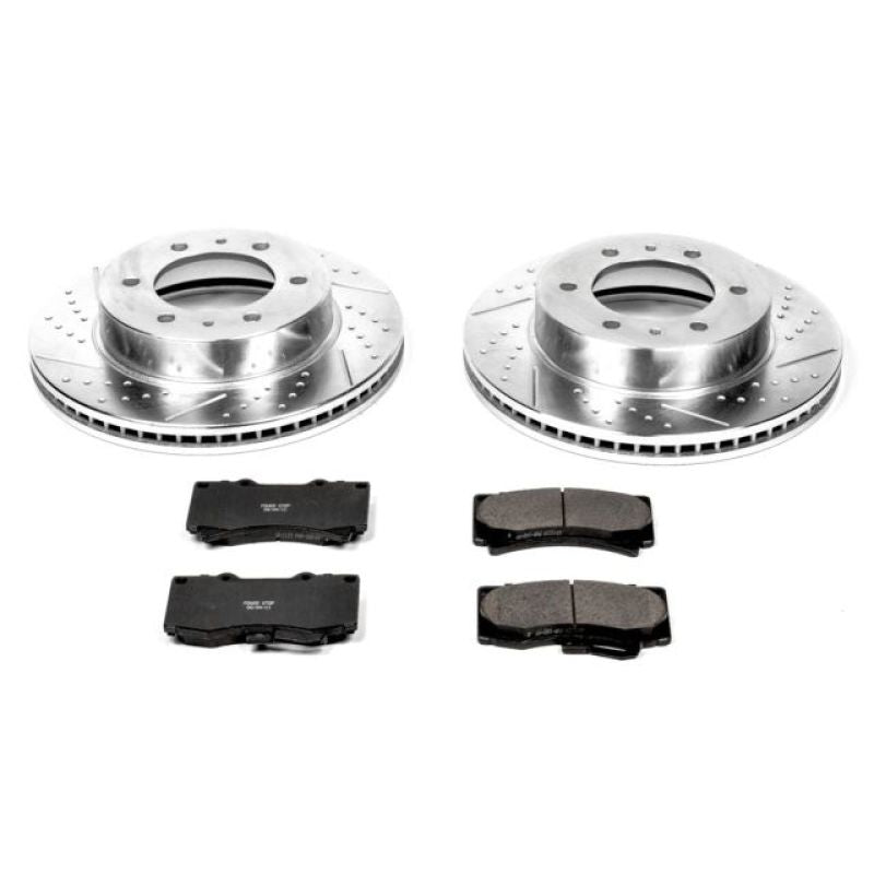 PowerStop K3035 fits Hummer 06-10 H3 Front Z23 Evolution Sport Brake Kit