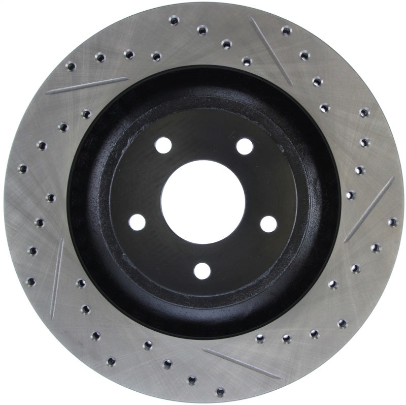 Stoptech 127.63072L Slotted & Drilled Sport Brake Rotor