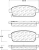 Stoptech 305.1468 Street Select Brake Pads - Rear