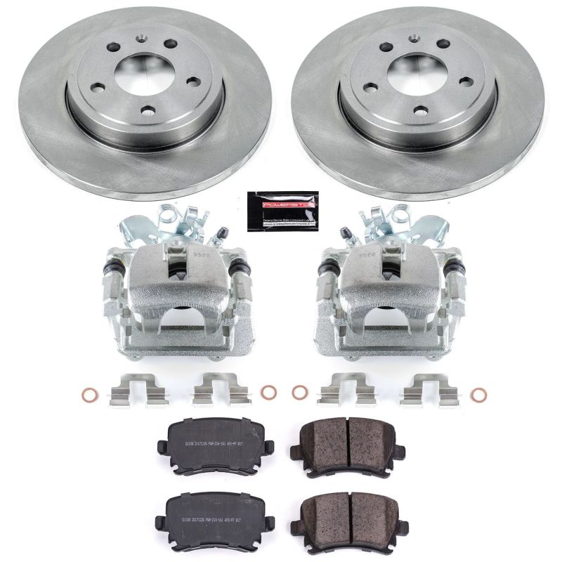 PowerStop KCOE4624 fits Audi 05-09 A4 Rear Autospecialty Brake Kit w/Calipers