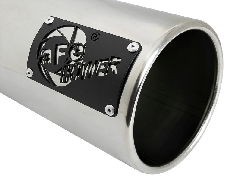 AFE 49T40501-P122 4S 4in SS Intercooled Exhaust Tip - Polished 4in In x 5in Ou