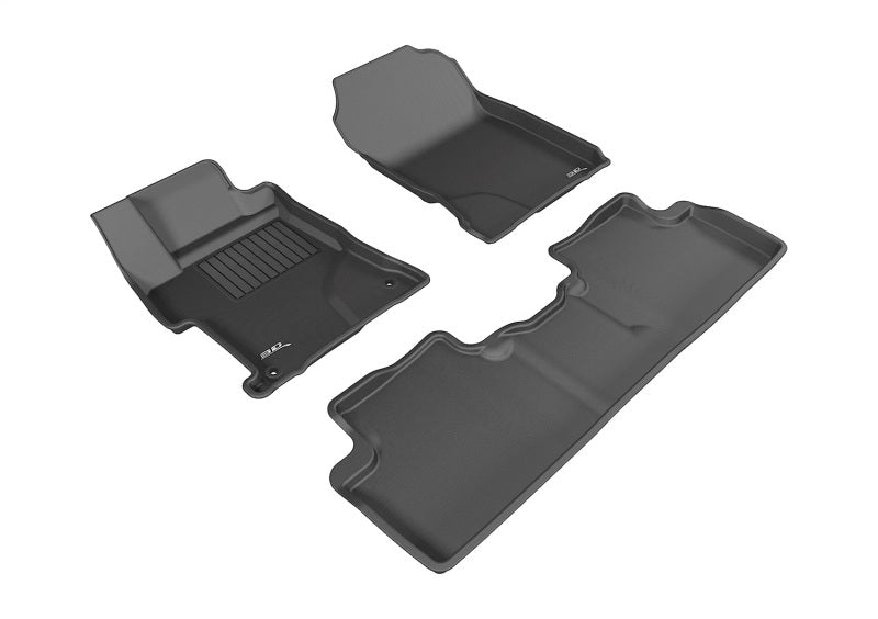 3D MAXpider 07-10 fits Hyundai Elantra (Sedan) Classic 2nd Row Floormat - Tan