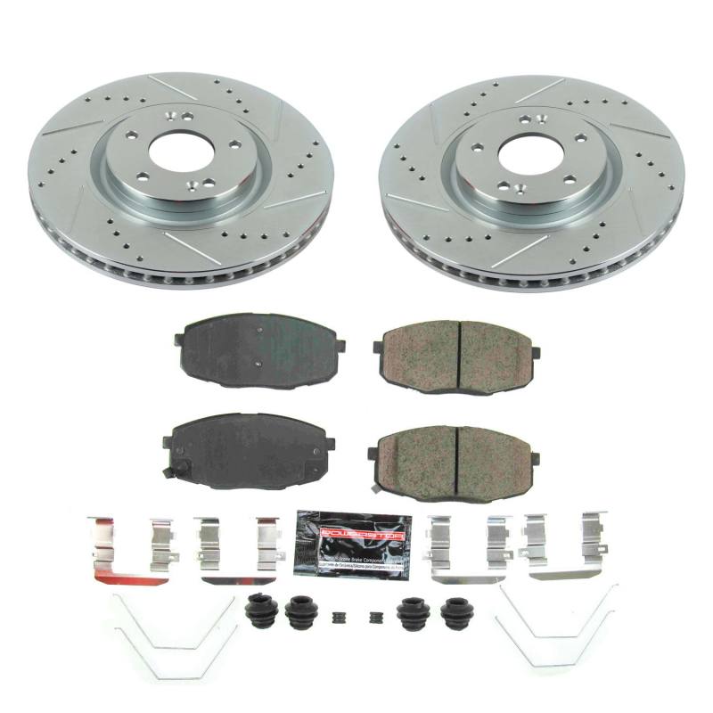 PowerStop K8271 fits Hyundai 19-21 Nexo Front Z23 Evolution Brake Kit