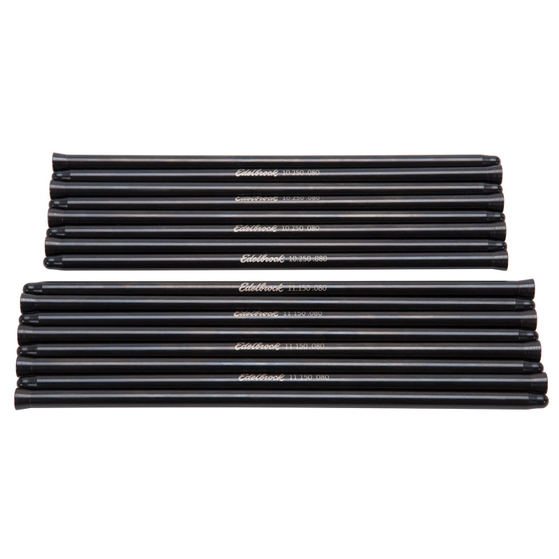Edelbrock 9618 Push Rod Set Hardened Steel fits Chrysler 426-572 Gen II Hemi 3/8In Od X 10 250In Long