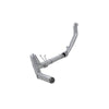 MBRP 08-10 F250/F350/F450 6.4L PS AL Steel 4in Filter-Back Single Side - No Muffler w/ DP