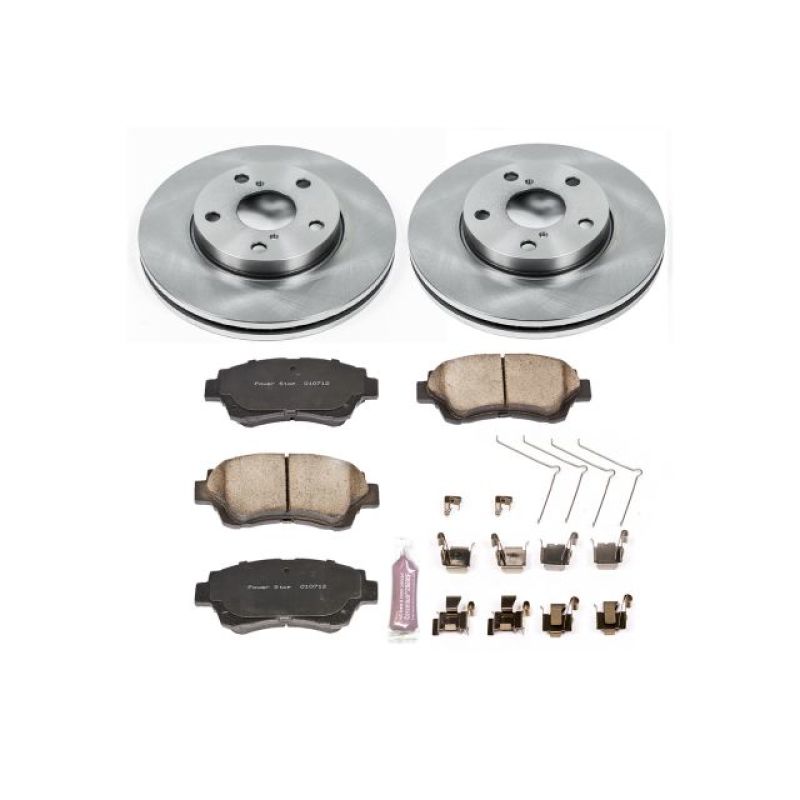 PowerStop KOE1070 fits Lexus 92-98 SC300 Front Autospecialty Brake Kit