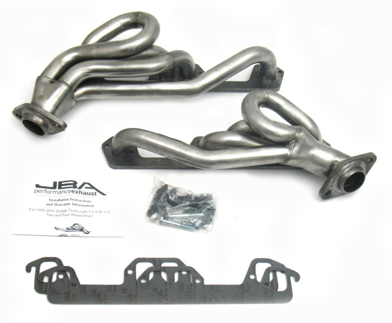 JBA 1945S-1 fits Dodge 96-03 Truck 5.2L/5.9L Magnum 1-1/2in Primary Raw 409SS Cat4Ward Header
